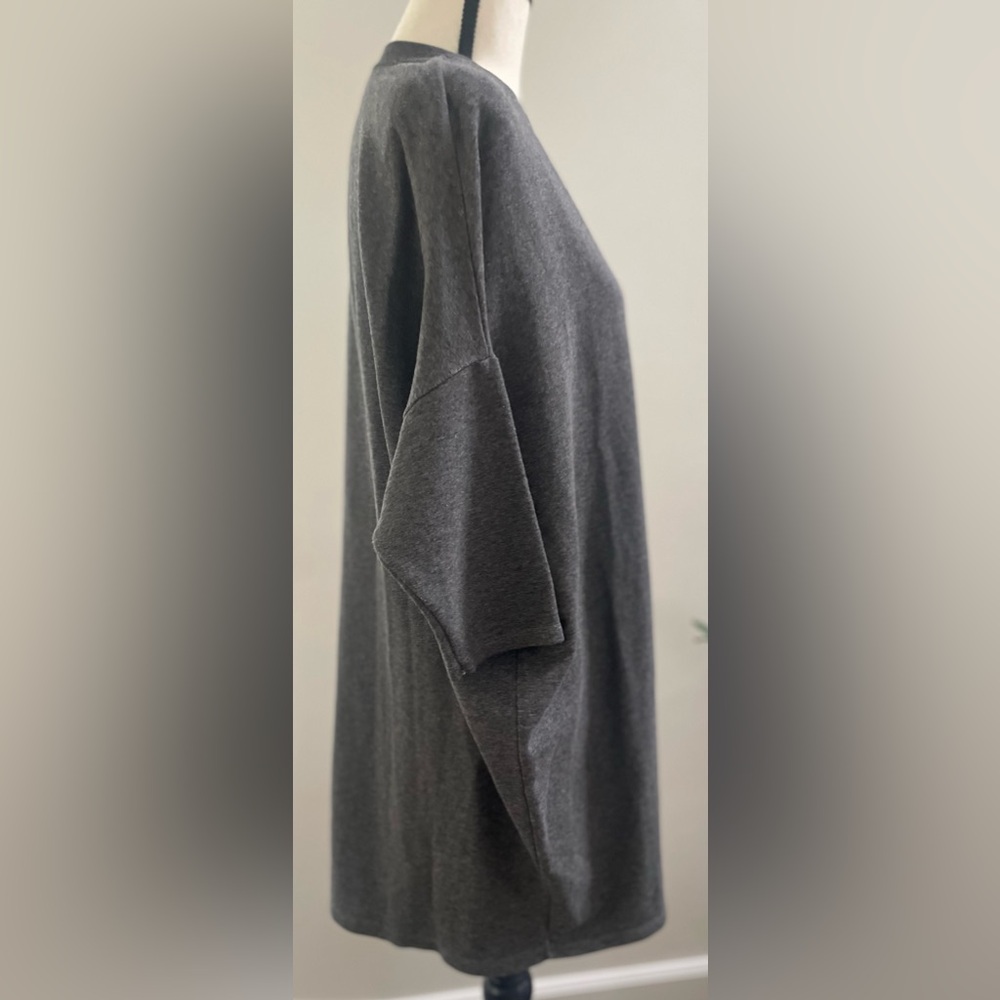 Pull&Bear Grey Sweater Dress Oversized Knit Mini Small